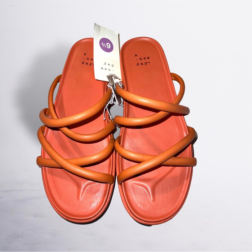 A New Day Soft Apricot Dory Platform Sandals NWT|Women’s fit 7.5